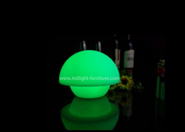 Candeeiros de mesa decorativos personalizados do diodo emissor de luz do projeto, lâmpada colorida da noite do diodo emissor de luz do cogumelo