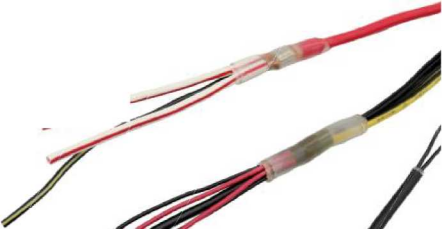 Tubería ligada cruzada del encogimiento del negro 4x de la tubería 4m m del encogimiento de la poliolefina