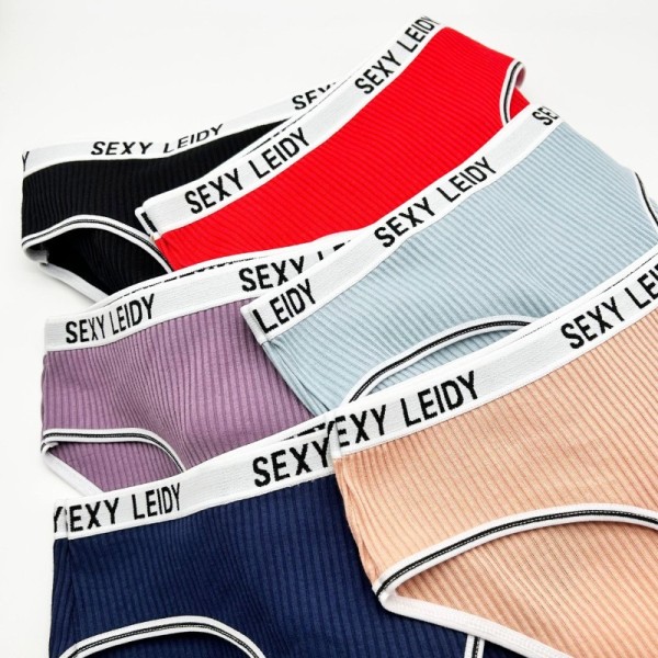Wholesale Women High Quality 95% Cotton Fashionable Belt M-xl Women Brief Quality Slips Cotton Femme Lady Panty Briefs