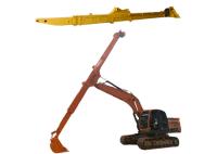 Excavateur à deux sections Téléscopique bras de rampe avec seau standard ou de coquille