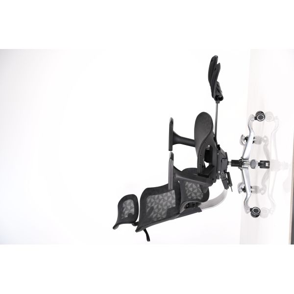 Ergonomic Computer Footrest Office Chair Swivel Mesh with Lift Back 4D Armrest