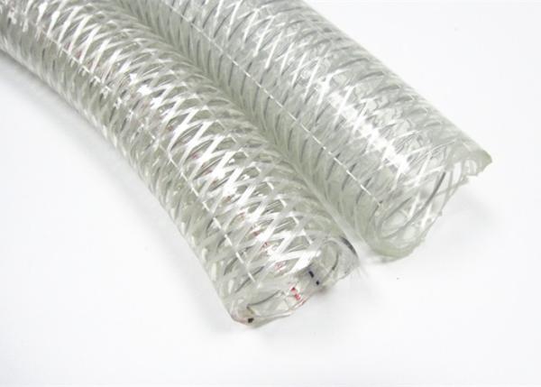 Flexible Clear PVC Spring Spiral Steel Wire Reinforced Water Fuel Suction Discharge Hose