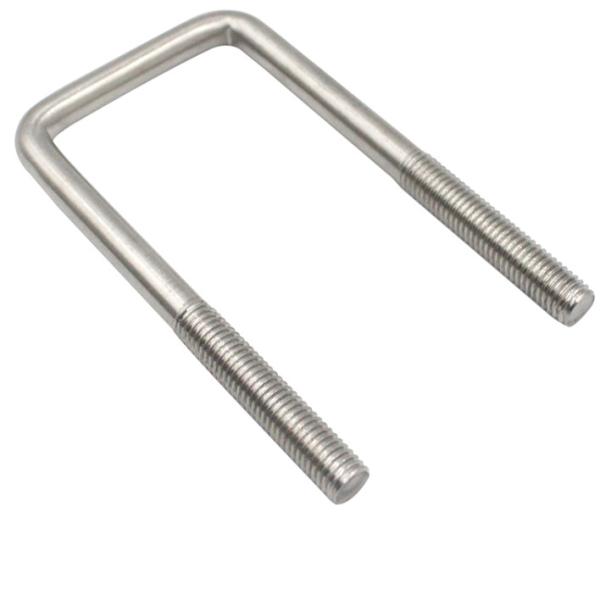 Anti Rust A2-70 A4-80 316 Stainless Steel Square U Bolts Bright  Finish