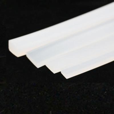 Food Grade Heat Resistant Silicone Rubber Transparent 8.5Mpa Tensile Strength