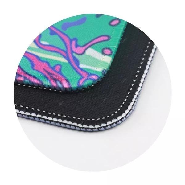 Office Desk Mat Mousepad Custom Square Washable Non-Slip Rubber 18x22cm Mini Mouse Pads
