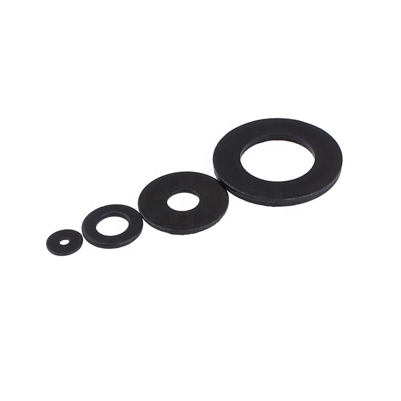 Black Oxide Finish Glass Filled PA66 Nylon Washer Plastic Gasket DIN125 Standard