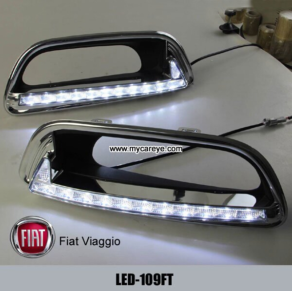 Fiat Viaggio DRL LED Daytime Running Light daylight car exterior lights