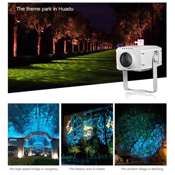 60W LED IP65 Outdoor Water Wave Projector Light for Building