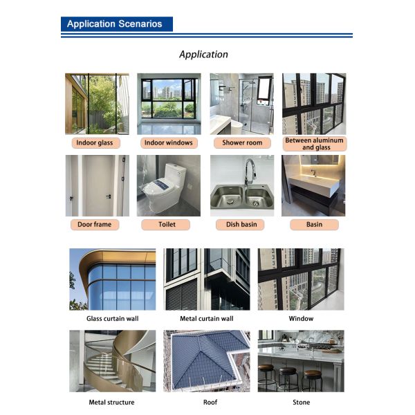 Chemical Resistant Acidity Resistant Silicone Caulk for Industrial Settings