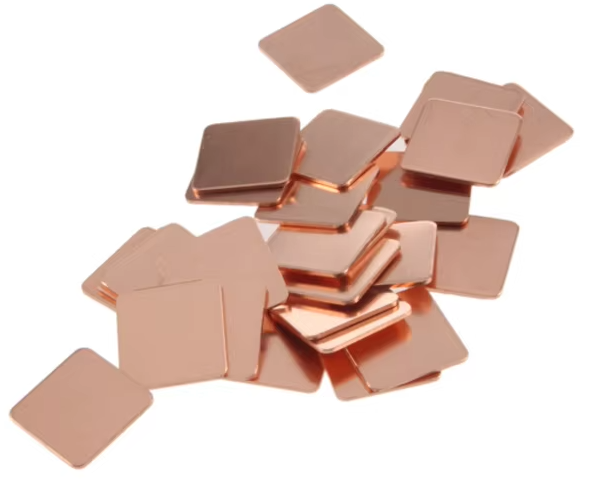 Red Copper Plate Sheet 0.3mm 0.5mm 08mm Thickness Pure Copper Plate Used for laptop cooling