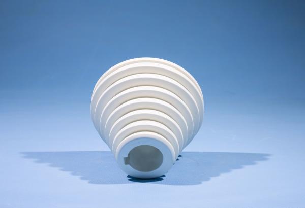 Bespoke Electrical Steatite Ceramic Resistor Base / Resistance Ceramic Case llight base