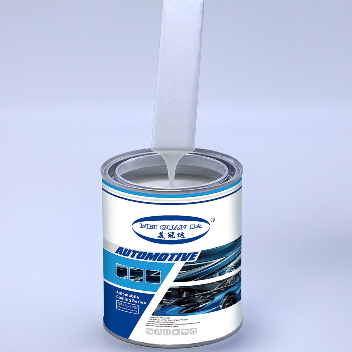 Refinish Car Paint Crystal White Pearl 1K Acrylic Tinter Ideal Choice for Automotive Repair Shops and Vehicle Restoration