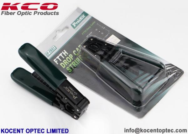 Drop Cable Stripper Fiber Optic Tools SC Fast Connector Kits 250um Coating Diameter