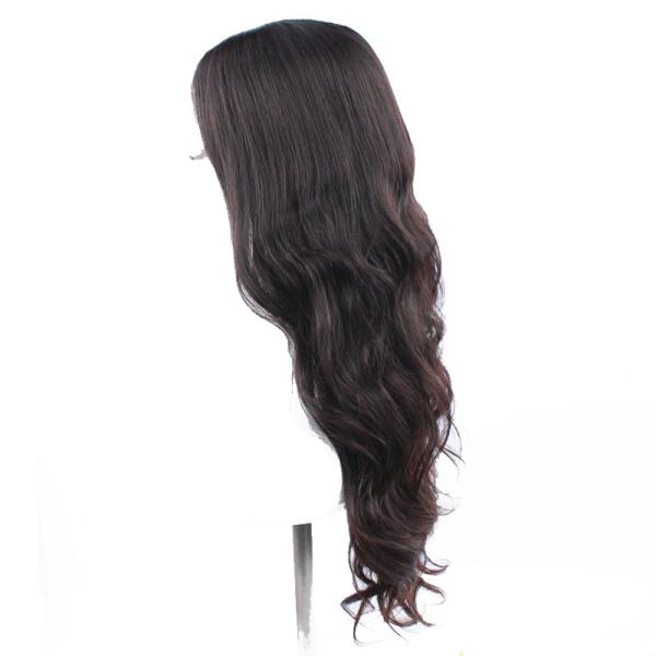 13*6 Lace Frontal Brazilian Remy Hair Pre Plucked Full Hand Made Curly Silky Wave Wig