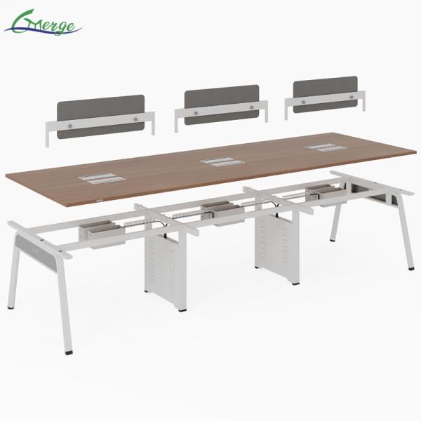Efficiency and Flexibility Open Space Workstation of Office with Multiple Compartment Options