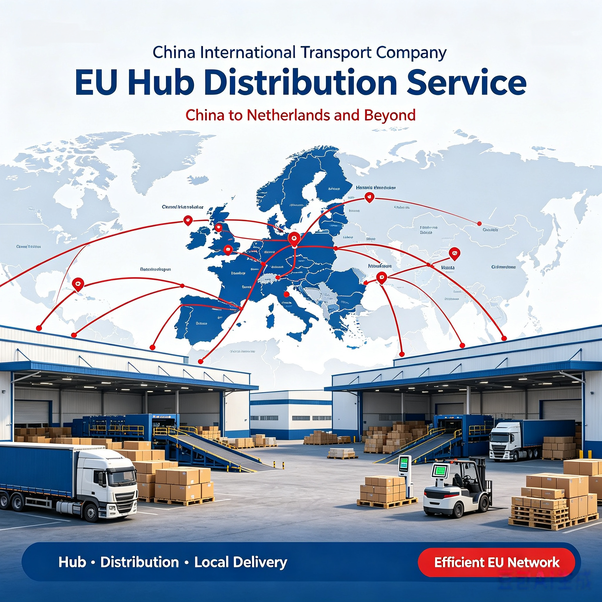 Air Freight China To Netherlands Logistics Fast Transit EU Hub Distribution Service