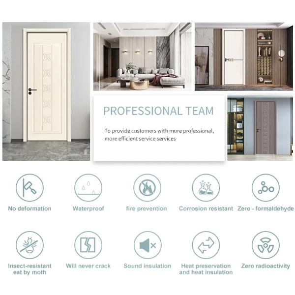 Juye WPC Door High-Cavity Structural Design for WPC Hollow Door Board with Paint Job (Дюйе WPC дверь с высокой поглощенностью)