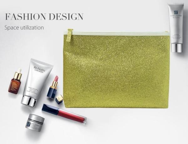 have fashion sense bag,classic cosmetic bag,space utilization,Pvc Document Clear Plastic Snap Button File Bag bagease