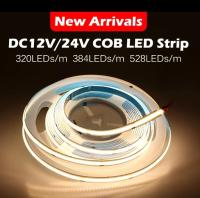 COB Strip Light Car Led Strip Light 320led 384led 480led 528led 768leds RGB COB Led Strip Light Pour le profilé en aluminium