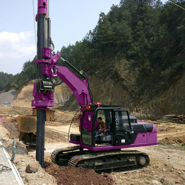 Rotary Drilling Rig Bridge Piers Pile Foundation Machinery Hydraulic Auger Drilling Machine