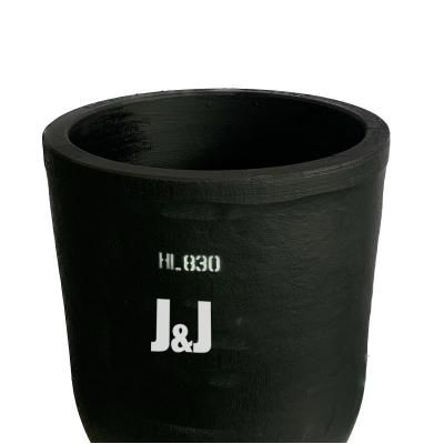 High Pure Silicon Carbide Graphite Crucible Metal Melting Conventional Type