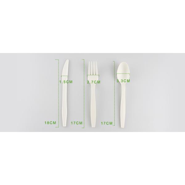 Custom Logo Biodegradable Flatware Disposable Spork with Individual Wrapping and Napkin