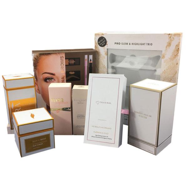 Custom Small Foldable Paper Box With Insert For Cosmetics Packaging