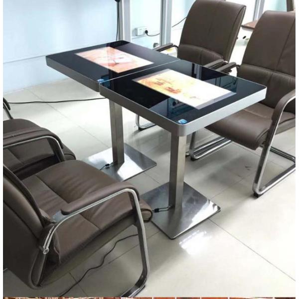 Innovation Smart Touch Wireless Charger LCD Display Touch Table For Restaurant  Advertising Player Touch Coffee table