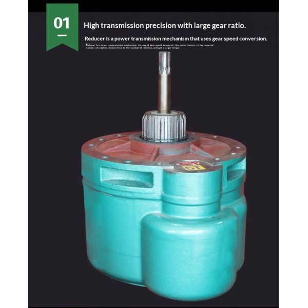 Electric Hoist Gearbox Lifting Reducer with 1 Ton/2 Ton/3 Ton/5 Ton Capacity Green Finish and 1 Year Warranty