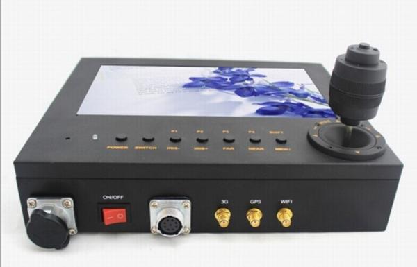 Police car 3G GPS SD Card Mobile DVR  with PTZ controller Monitor All-in-One