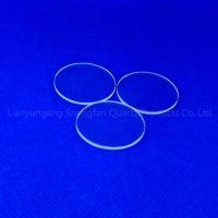 Plaque de quartz de silice fondue pour fenêtre optique personnalisée en gros
