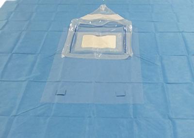 O paciente descartável verde azul drapeja a cirurgia principal 230*330cm da craneotomia