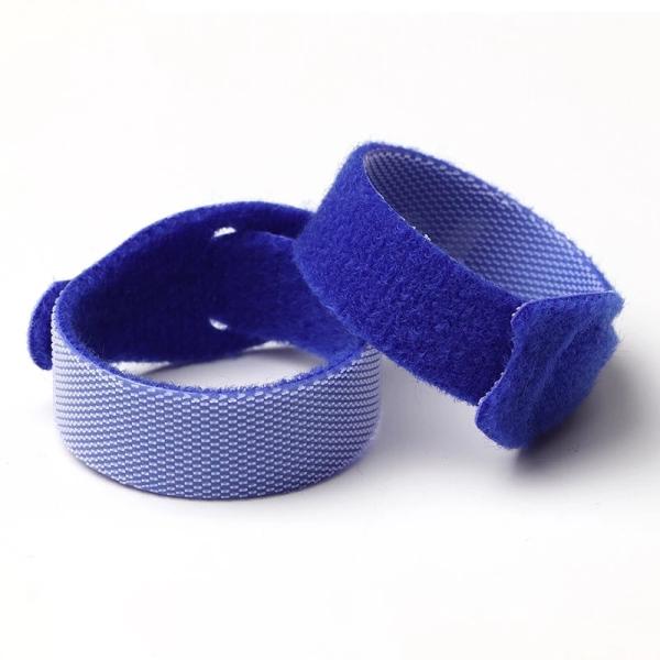 500mm Nylon Straight Hook And Loop Cable Ties T Shaped 20mm