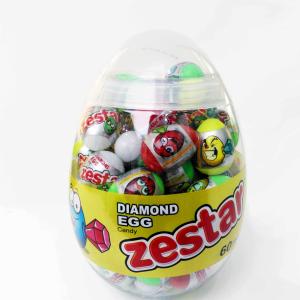 o ovo do diamante 6g e de dinossauro dá forma aos doces duros saudáveis, um