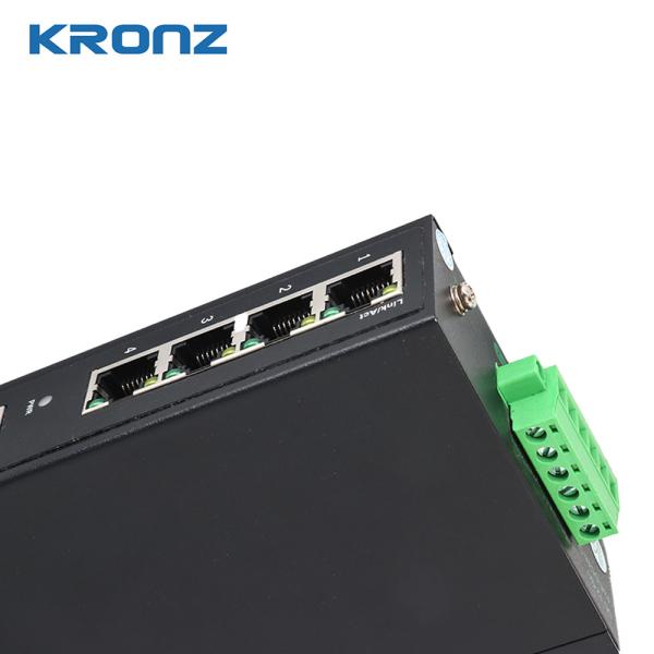1.2Mbit 5 Port Gigabit Ethernet Switches IP40 Protection For Speed Data Transfer