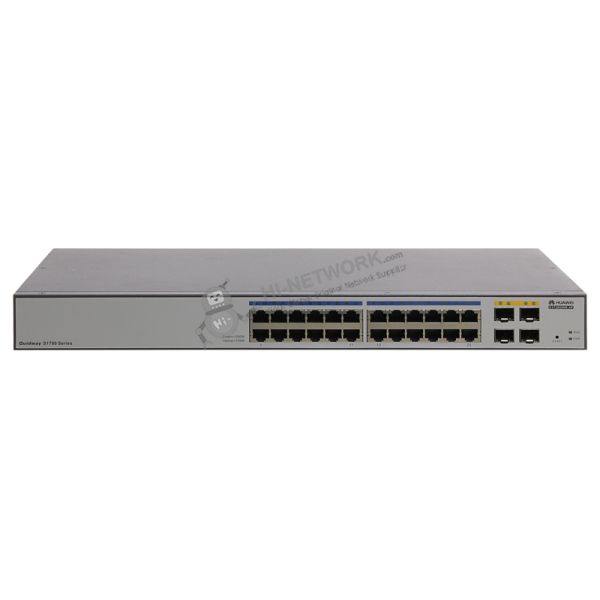 Huawei Switch S1728GWR-4P 24 Port Network Switch with 4 x 1000 BASE-X SFP ports 128 MB Memory and 32 MB Flash memory