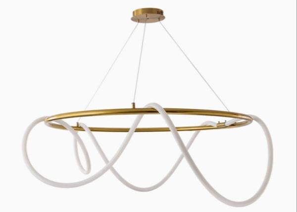 Contemporary Design Warm Ambiance Round Rope DIY Bedroom Pendant Lamp Chandelier