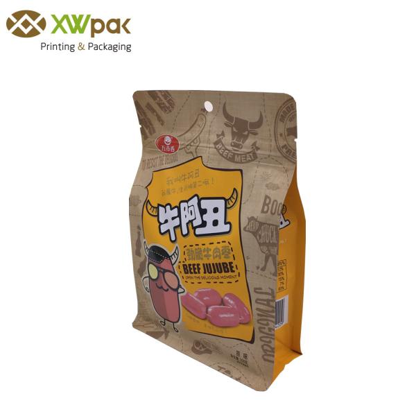 Custom Printing Flat Bottom Bag Aluminium Foil Bag For Drip Coffee With Valve