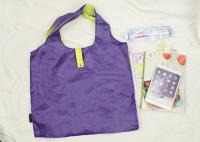 sac à provisions du polyester 190T pour annoncer, sac d'emballage pliable carré d'Eco