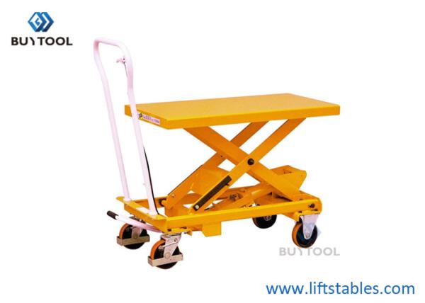 tabela de elevador manual móvel de 520x1260mm 2000 libras de altura máxima 1600mm de 500kg