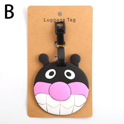 Customized PVC luggage tag, 2D embossed luggage tag custom, eco-friendly PVC bag tags