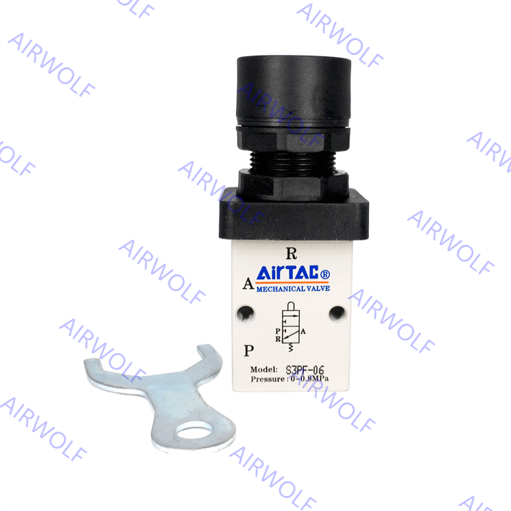 S3PF-M5, S3PF-06, S3PF-08 AIRTAC 3/2 way  S3 Series Control Valve M5 1/8