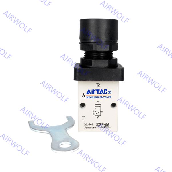 S3PF-M5, S3PF-06, S3PF-08 AIRTAC 3/2 way  S3 Series Control Valve M5 1/8 1/4