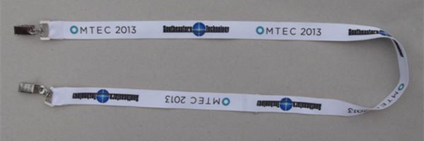 Open Two Ends Swivel Clip Lanyards, Two Ended Metal Hook Sublimated Lanyards