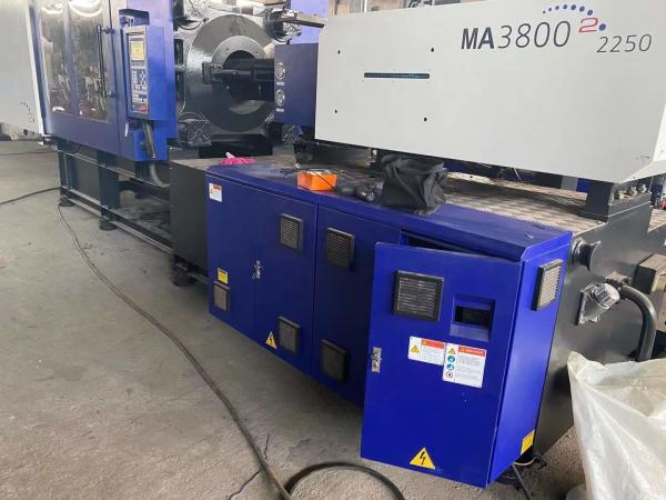 37kW Used Haitian Injection Moulding Machine Fruit Crate Bottle Cap 70mm Screw