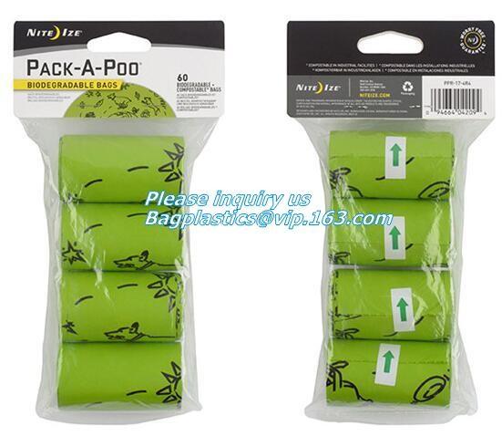 PLA PBAT ECO Pet Supplies Product Biodegradable Plastic Compostable Pet Poop Bags, Eco-Friendly Compostable Pet Poop Bag