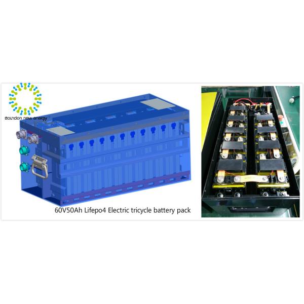 Блок батарей электротранспорта, батареи тележки гольфа автомобиля клуба ROHS безопасные 64v 50ah