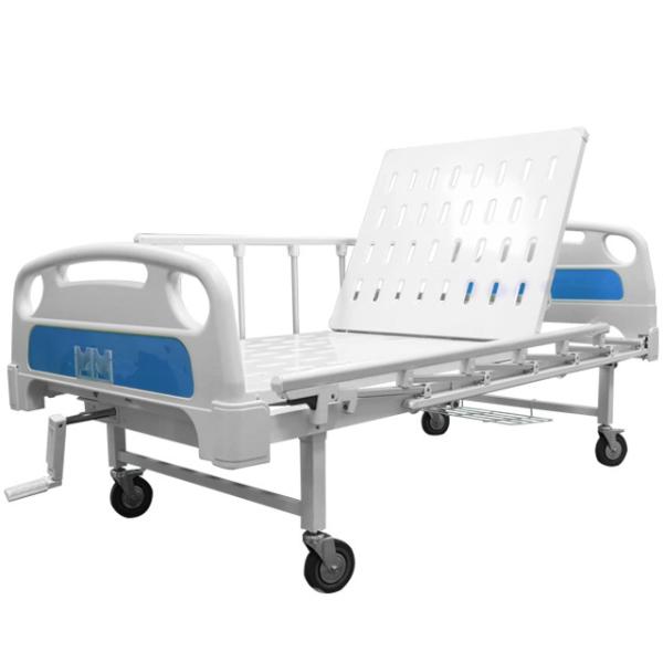 Economic Single Function Adjustable Medical Clinic Furniture Metal Folding Manual Patient Hospital Bed Manufacturers
