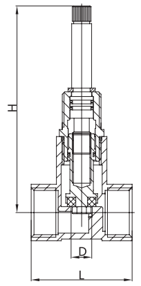 CW617N Water Faucet Stem 15mm Outdoor Faucet Valve Stem