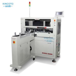 KR82-2500H Auto Tray IC Programming Machine | 8 Stations + Stack Tray Feeder | ±0.03mm Linear Motor for QFN/SOP/QFP | 2500 UPH